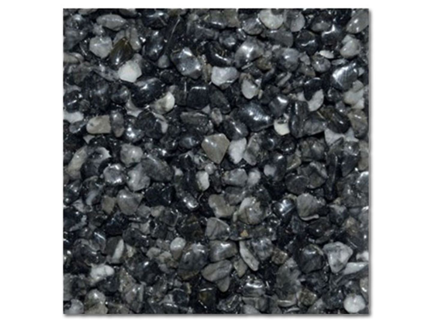 Kamínky mramorové černé(antracit) 3-6mm 25kg