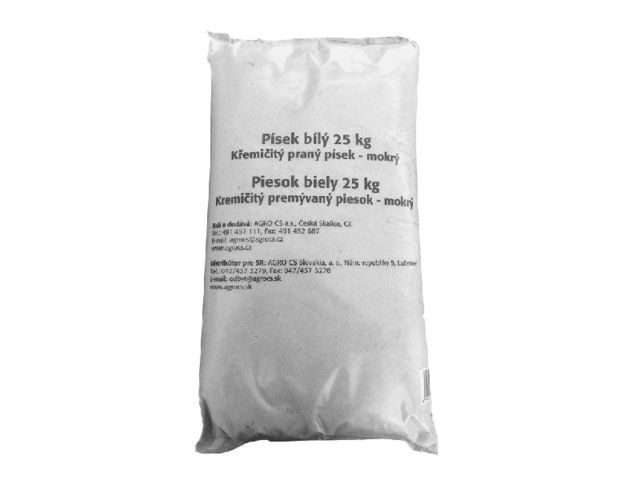 Obrázek produktu Písek křemičitý bílý 25kg