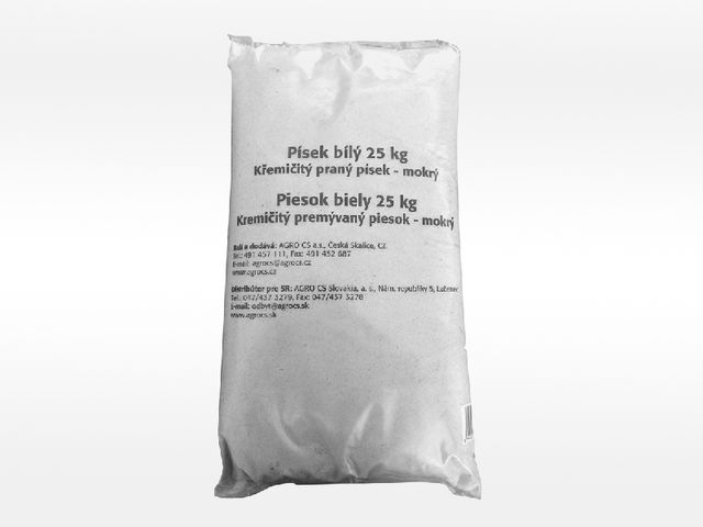 Obrázek produktu Písek křemičitý bílý 25kg