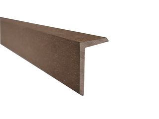 Lišta ukončovací k WPC Unvoc, čokoládově hnědá, 40x60x2200mm