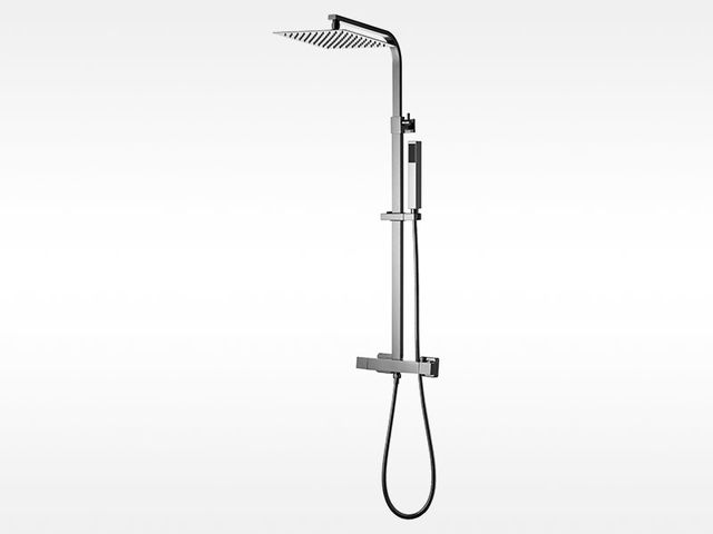 Obrázek produktu Sloup sprchový Cuadrado s termo. baterií, sprcha pr.250x250 mm