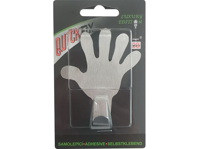 Obrázek produktu Háček QuickFix Ruka nerez blistr