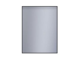 Zrcadlo Star Black 60 x 80 cm, s hliníkovým rámem, černá