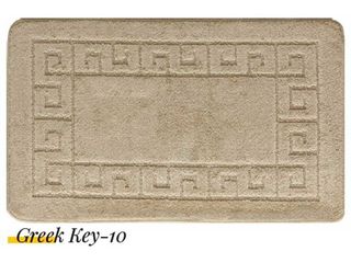 Předložka koupelnová Greek Key 50x80cm, béžová