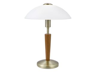 Lampa stolní Solo 1 bronz/ořech 1x60W
