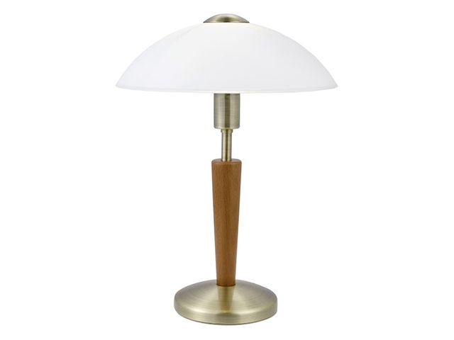 Obrázek produktu Lampa stolní Solo 1 bronz/ořech 1x60W