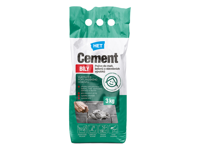 Obrázek produktu Cement bílý 3kg