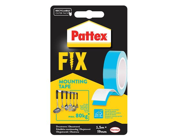 Obrázek produktu Pattex páska Super fix 1,5 m x 19 mm