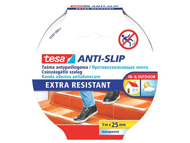 Obrázek produktu Páska protiskluzová transparentní, 5m x 25mm