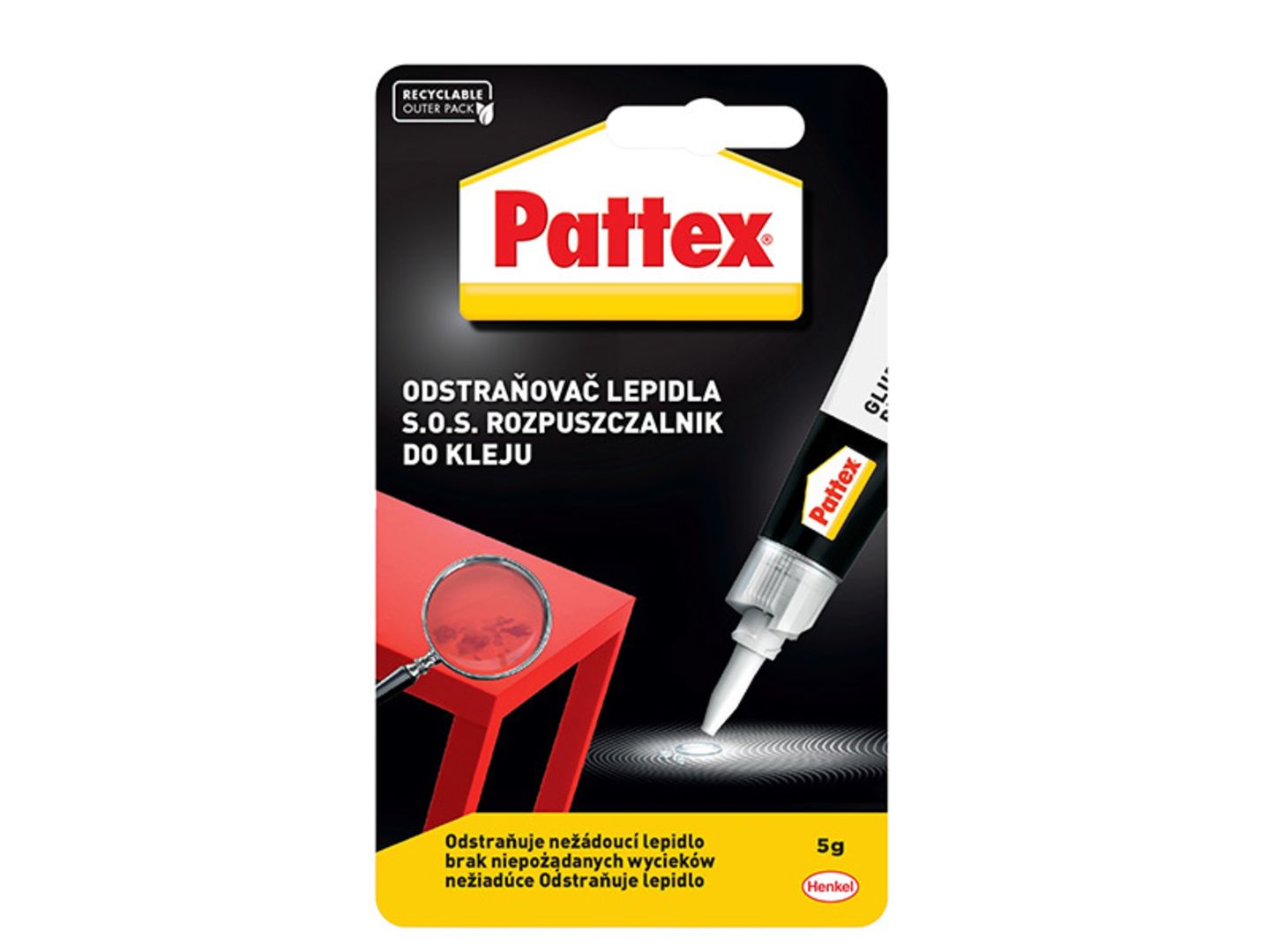 Pattex Odstraňovač lepidla