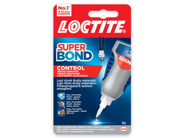 Obrázek produktu Lepidlo sekundové Loctite Super Bond Control, 3g