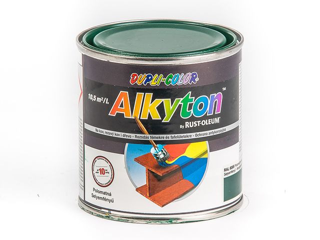 Obrázek produktu Alkyton RAL6005 SAT - mech.zelená satén 0,25 l