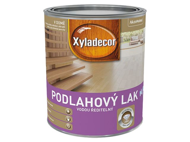 Obrázek produktu Xyladecor podlahový lak na vodní bázi, polomat 2,5 l