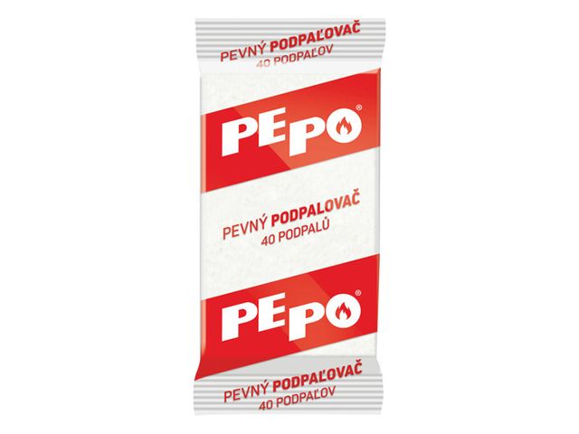 Obrázek produktu Pepo pevný podpalovač ve fólii 40 podpalů