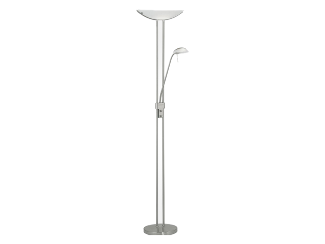 Obrázek produktu Lampa stojací BAYA, matný nikl, 1x230W, 1x33W/ R7S, G9