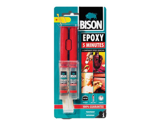 Obrázek produktu Lepidlo speciální BISON Epoxy 5 min, 24ml