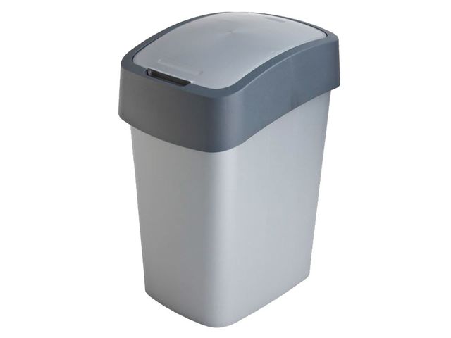 Obrázek produktu Koš odpadkový plastový Pacific Flipbin 25 l, šedý
