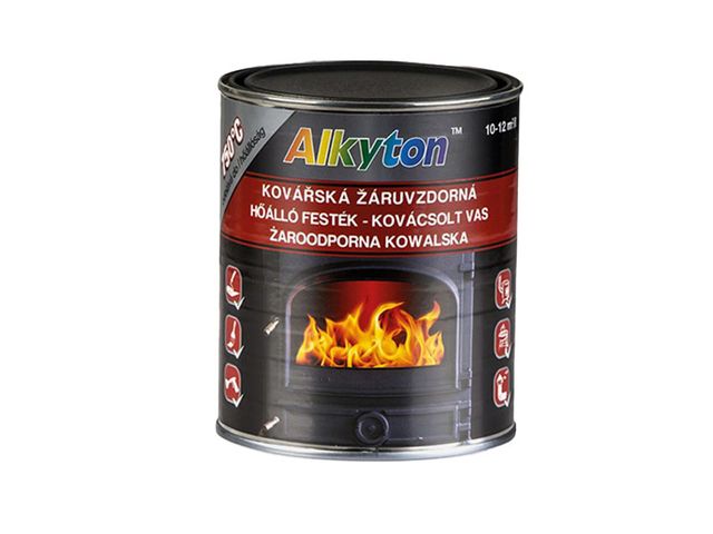 Obrázek produktu Alkyton kovářská černá žáruvzdorná do 750°C, 0,25L
