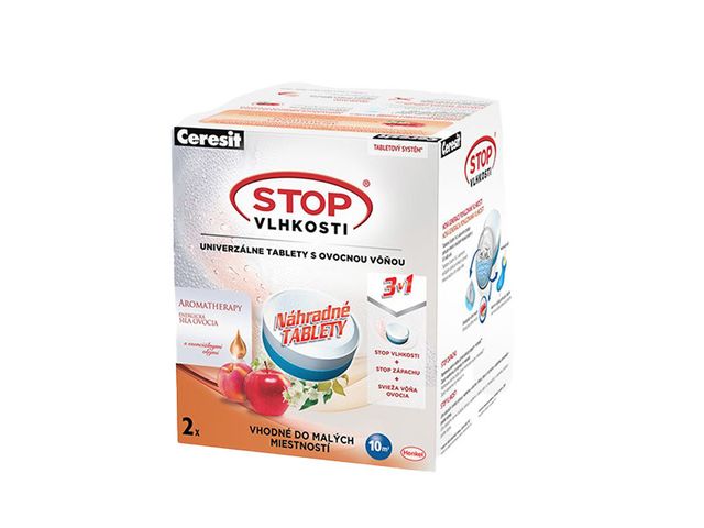 Obrázek produktu Tablety náhradní Ceresit Stop vlhkosti Micro, ovoce 2 x 300 g