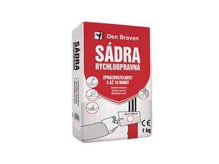 Sádra rychloopravná Fast Gips 1 kg