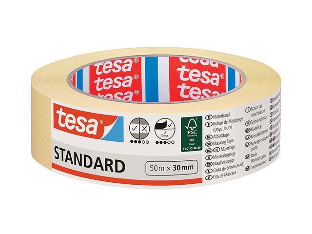 Obrázek produktu Páska malířská 3 denní 50m x 30mm