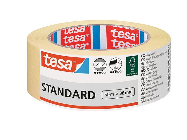 Obrázek produktu Páska malířská 3 denní 50m x 38mm