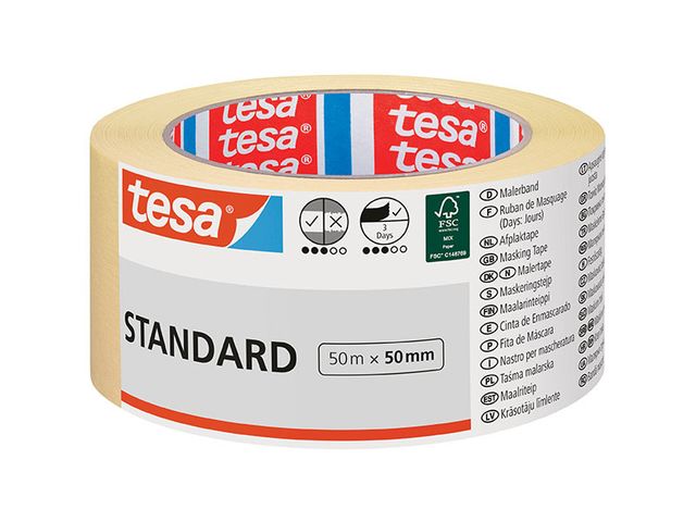 Obrázek produktu Páska malířská 3 denní 50m x 50mm