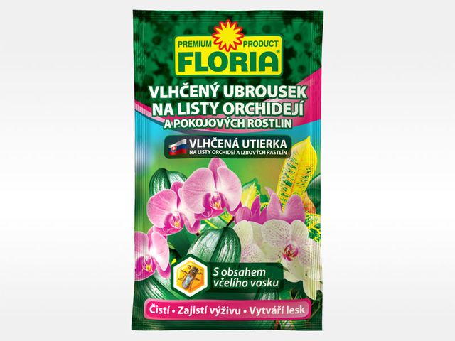 Obrázek produktu Ubrousek vlhčený na orchideje a pokojové rostliny 6g, Floria