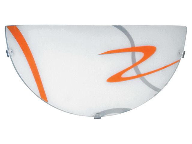 Obrázek produktu Lampa nástěnná SOLEY, D30cm, bílá/ oranžová