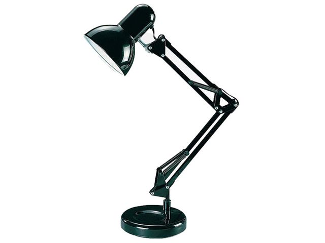 Obrázek produktu Lampa stolní SAMSON, H49cm, černá, s vypínačem na kabelu