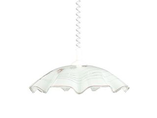 Sukýnka skleněná+rollo+madlo 1xE27/60W lustr