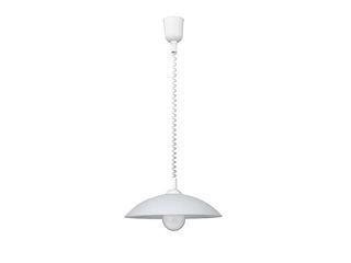 Lustr závěsný ROUND, D40cm, bílé rolly, bílá/ bílá, rolly