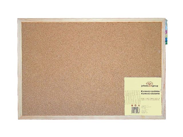 Obrázek produktu Korková tabule dřevěný rám 1200x900mm