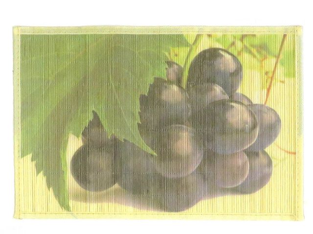 Obrázek produktu Prostírání Bambus 30x45cm, přírodní, vzor víno