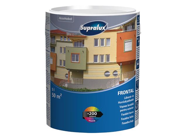 Obrázek produktu Barva fasádní Supralux Frontal bílá a báze 5 l