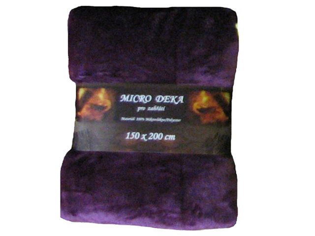 Obrázek produktu Deka micro 150x200 fialová
