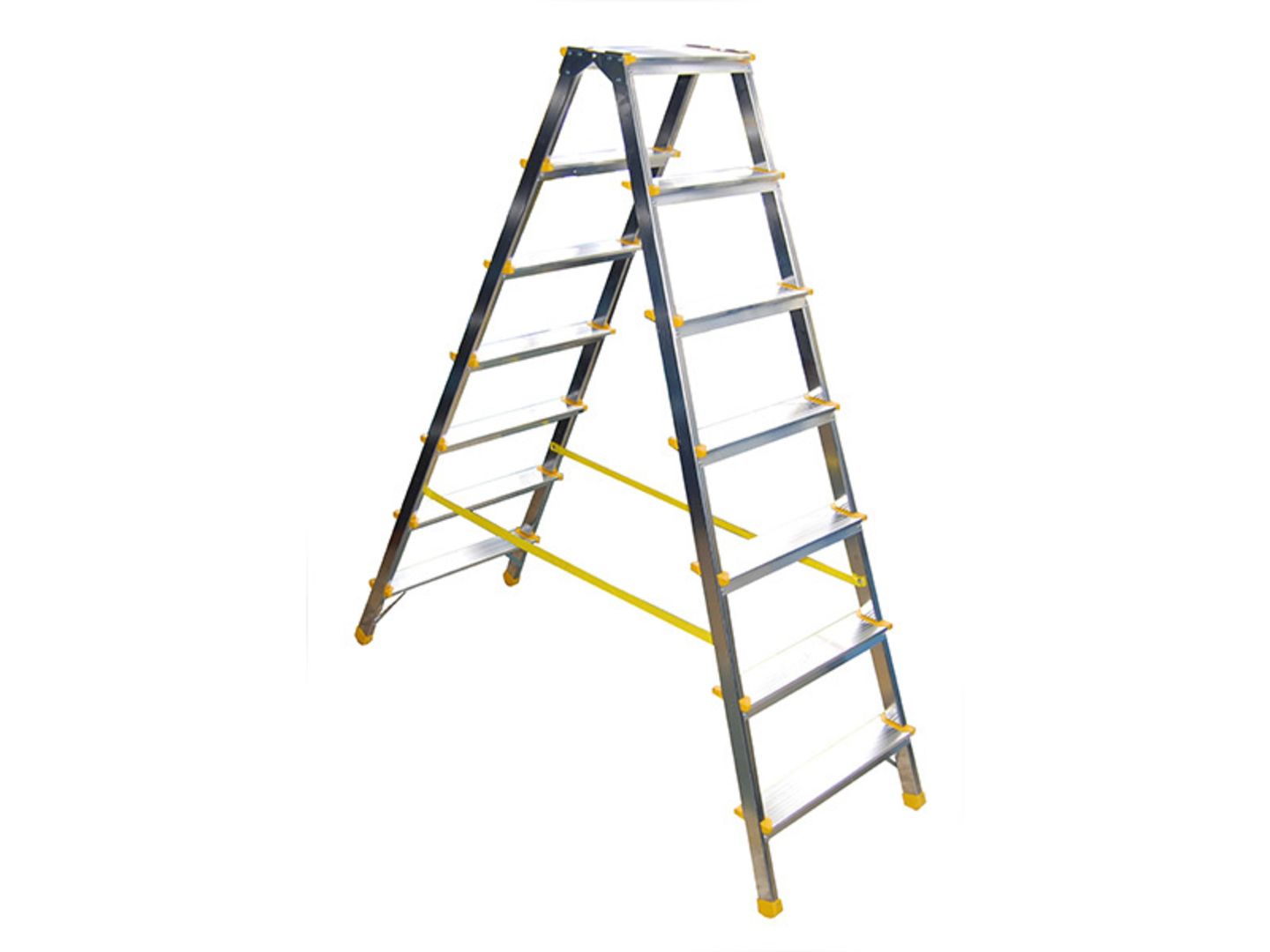 ALVE Schůdky oboustranné 2x7 nášlapy, nosnost 150 kg