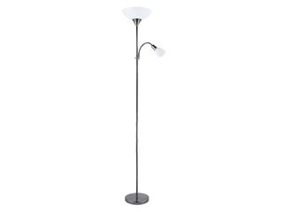 Svítidlo stojací UP 2 - v.176cm, tmavý nikl/bílá