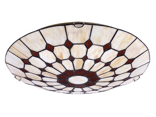 Lampa stropní Marvel, D-40cm, sklo Tiffany