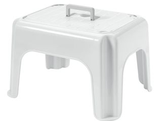 Stolička Dumbo, nosnost 150KG, 26,5x35x24cm, bílá