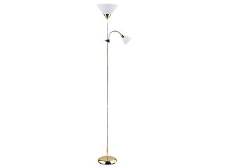 Lampa stojací Action zlatá/bílá