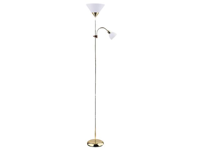 Obrázek produktu Lampa stojací Action zlatá/bílá
