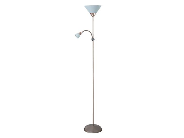 Obrázek produktu Lampa stojací Action stříbrná/bílá