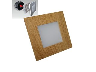 Svítidlo schodišťové LED 1W ,60lm, 4000K, sv.dřevo