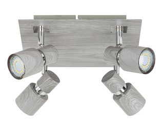 Spot MERKUR 4xGU10 max.50W, kov