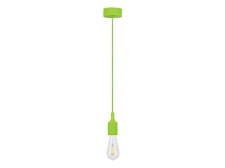 Objímka závěsná E27 Roxy - zelená, d. 150 cm