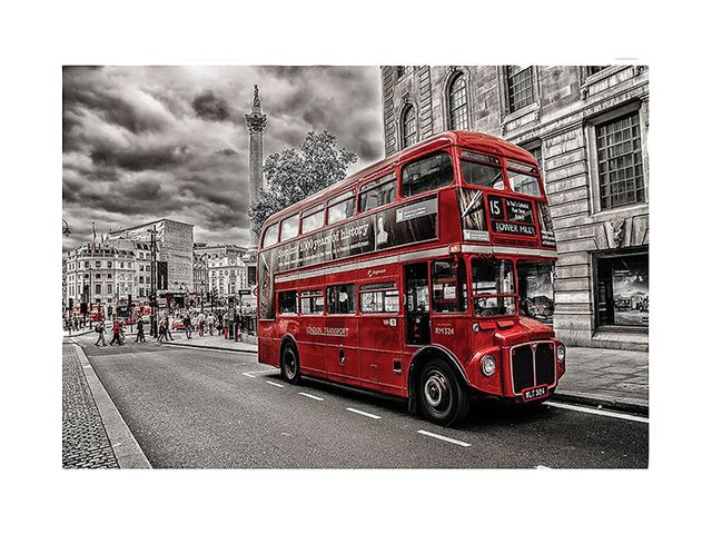 Obrázek produktu Obraz plátno Londýn autobus, 60x90 cm