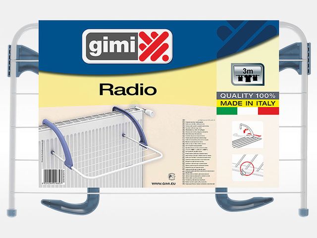 Obrázek produktu Sušák na prádlo GIMI Radio, 3m