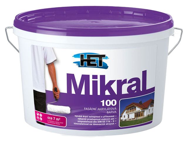 Obrázek produktu MIKRAL 100 fasádní barva jemná 7 kg