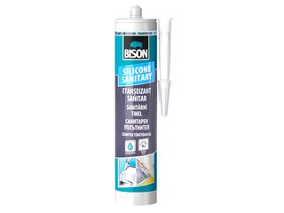 Tmel silikonový BISON SILICONE SANITARY čirý, 280ml